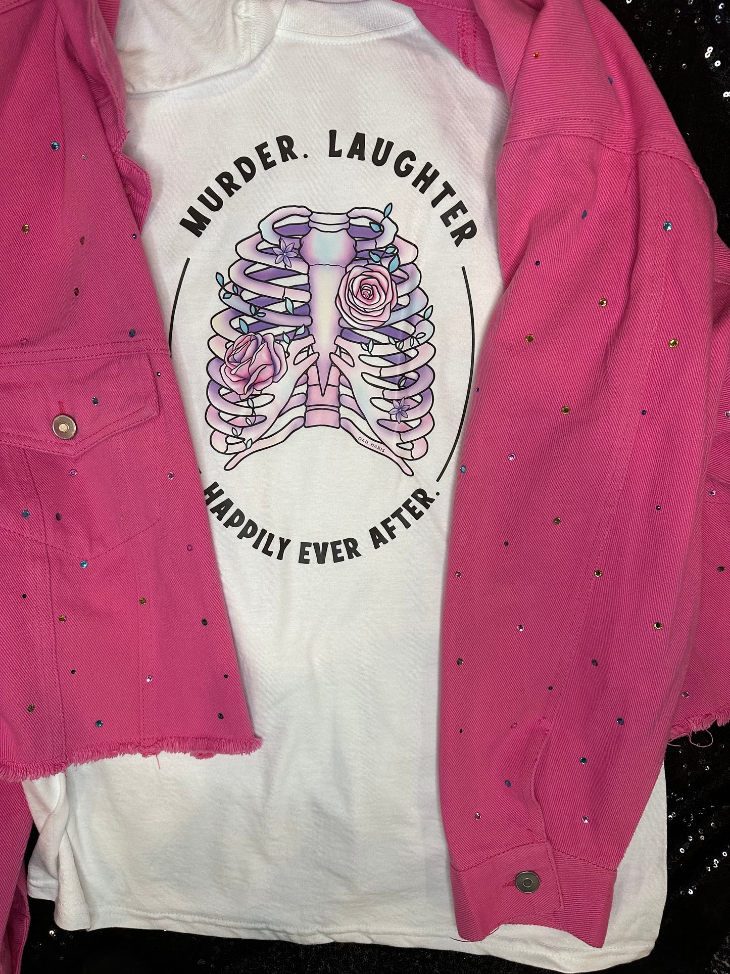 Murder. Laughter. Happily Ever After Tagline Tee