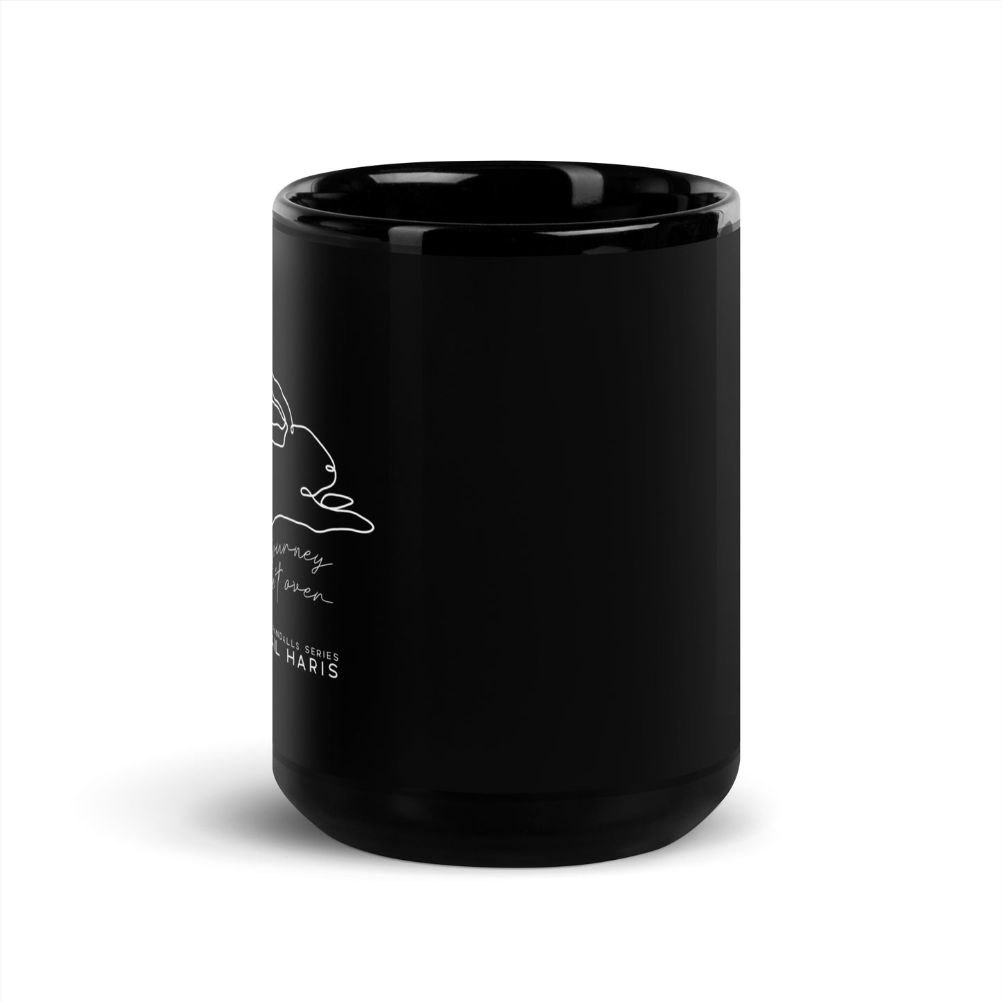 The Randall Series Rabbit Black Glossy Mug