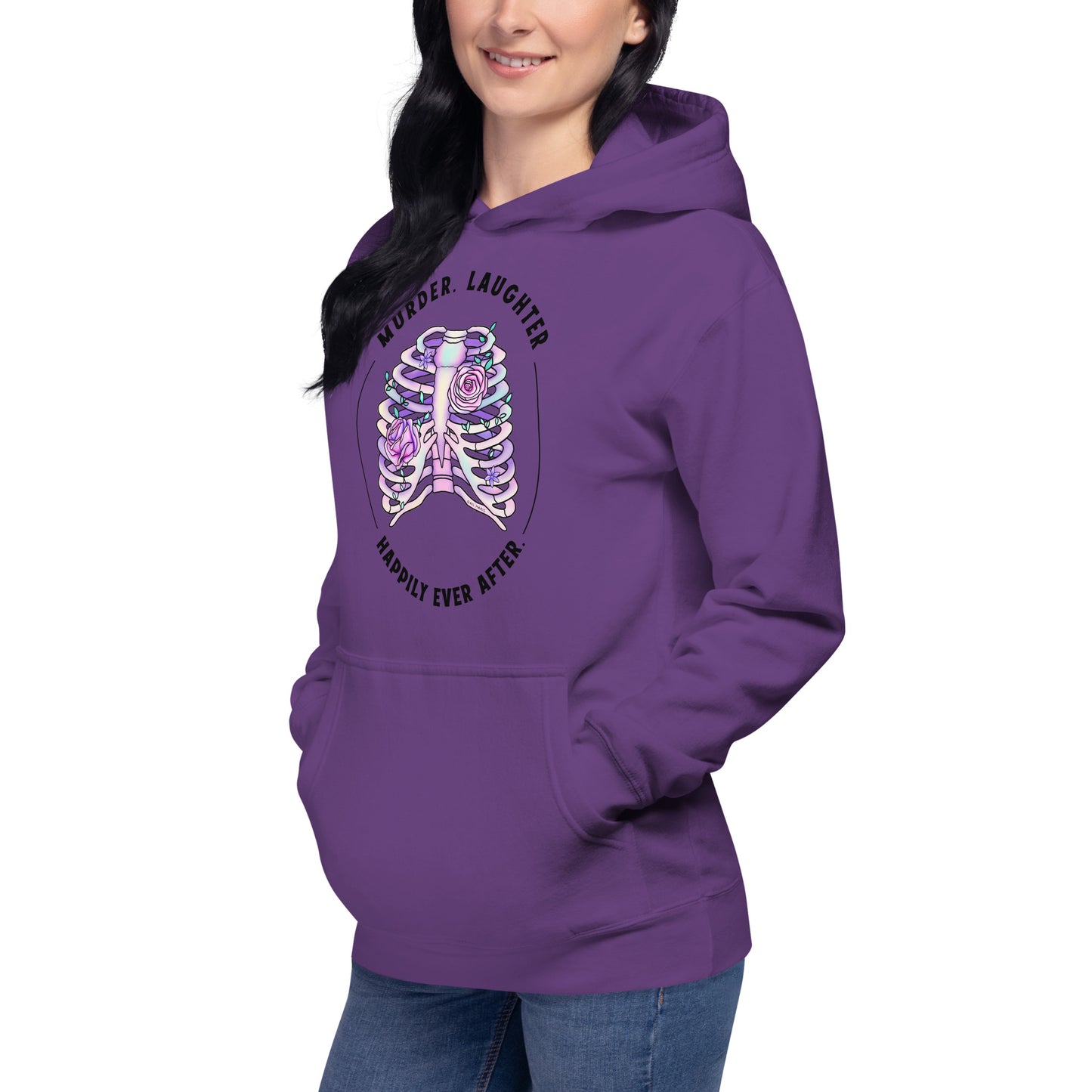 Gail Haris Tagline Ribcage Unisex Hoodie