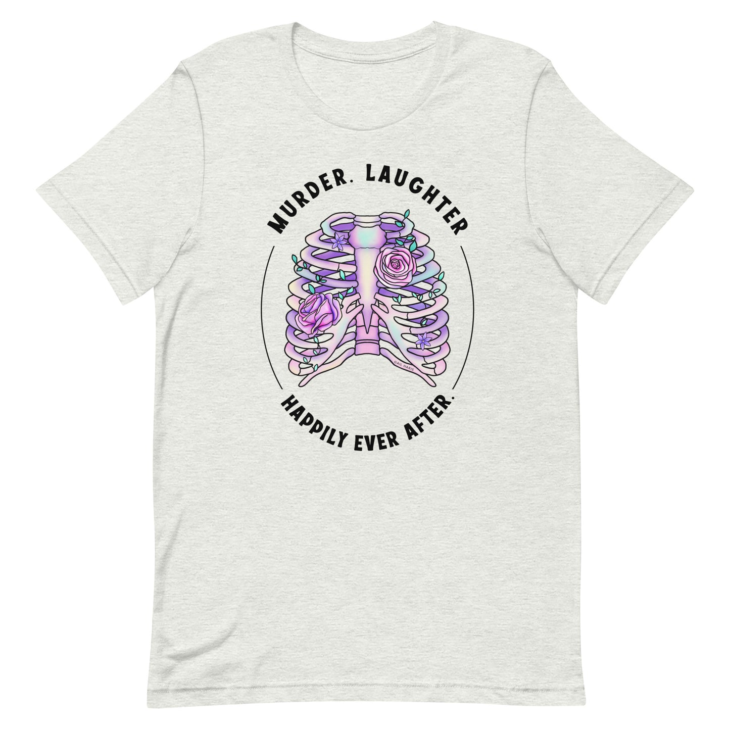 Gail Haris Tagline Ribcage Unisex t-shirt