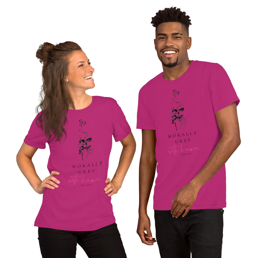Morally Grey with Humor Unisex t-shirt