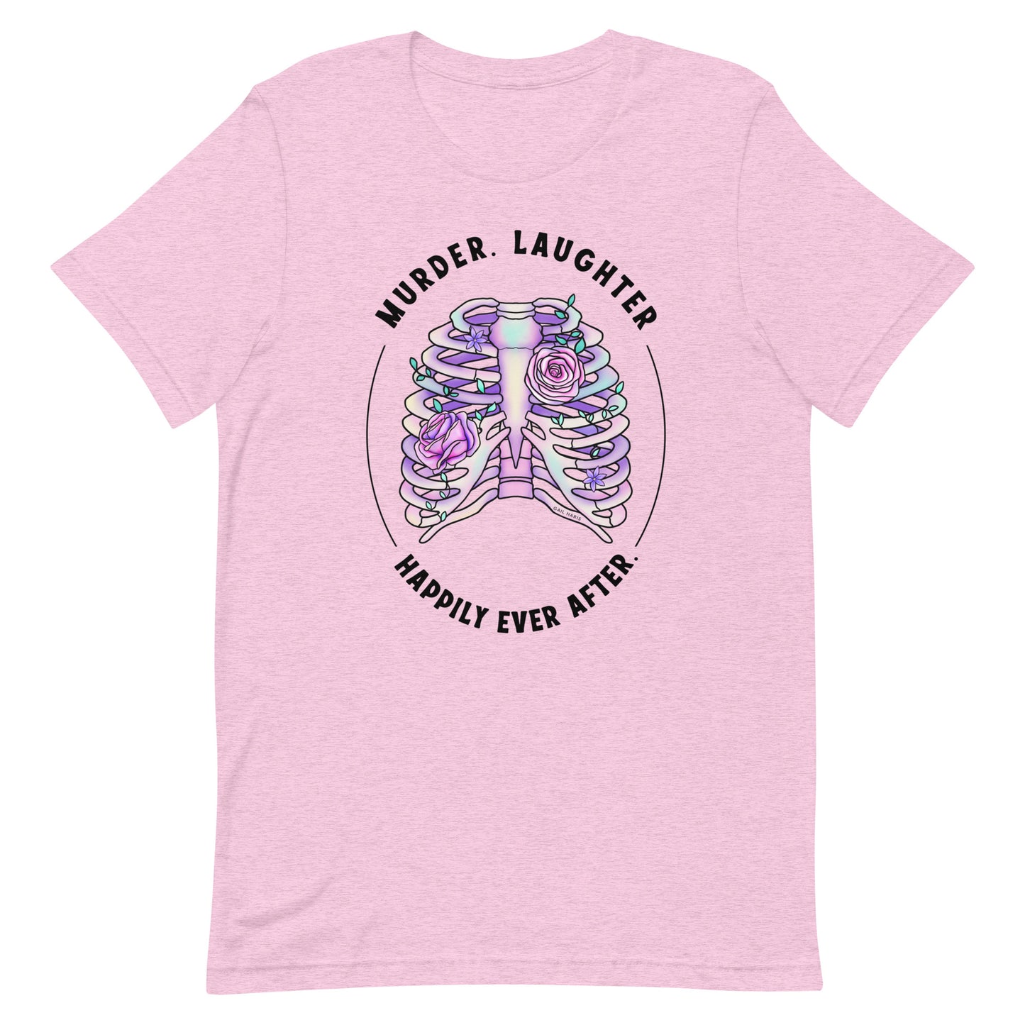 Gail Haris Tagline Ribcage Unisex t-shirt
