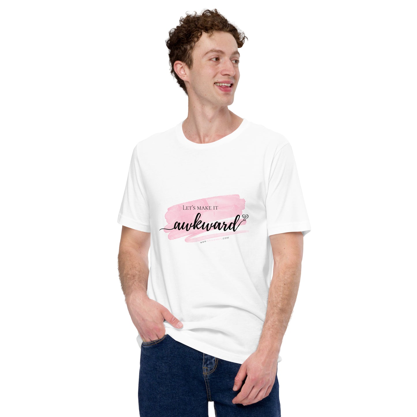 Let's Make It Awkward WatercolorUnisex t-shirt
