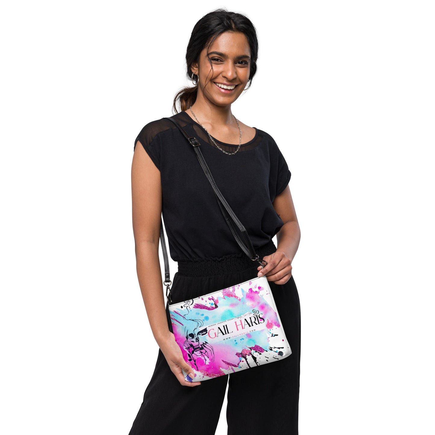 Gail Haris Color Splatter Crossbody bag