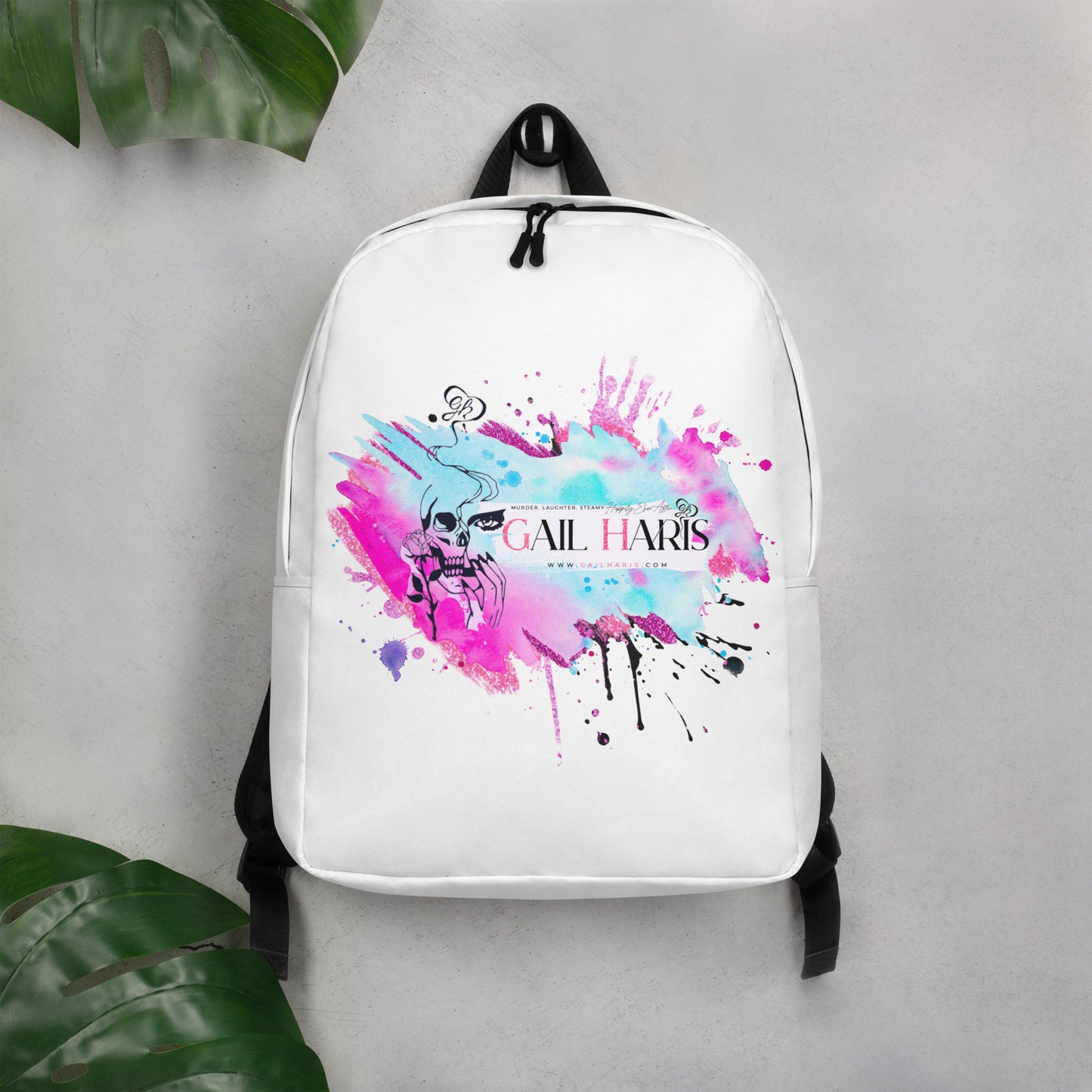 Gail Haris Color Splatter Minimalist Backpack