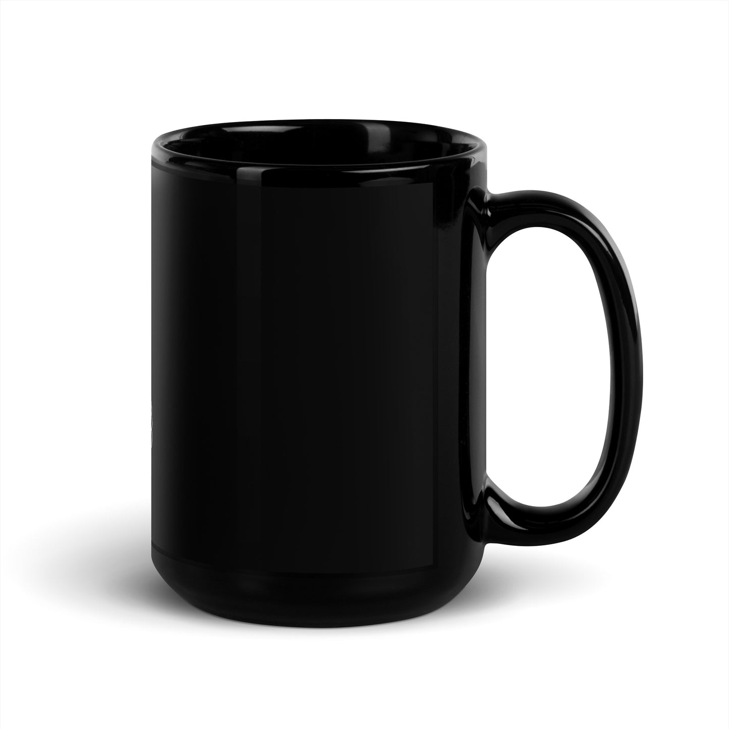 The Randall Series Rose Black Glossy Mug