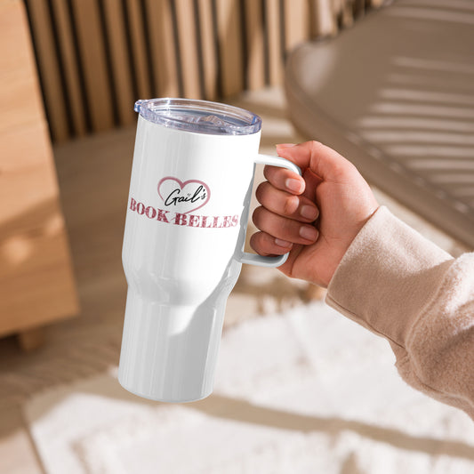 Gail's Book Belles Travel mug with a handle