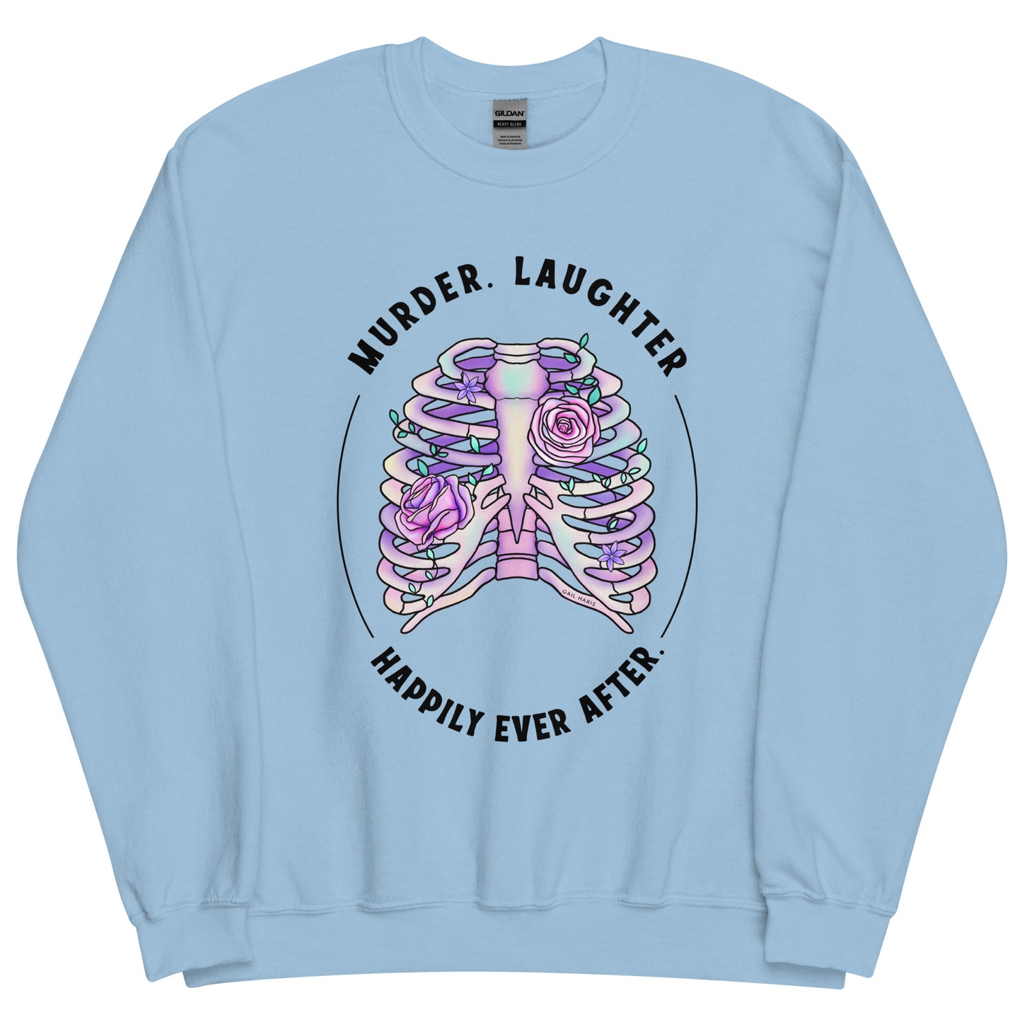 Gail Haris Tagline Ribcage Unisex Sweatshirt