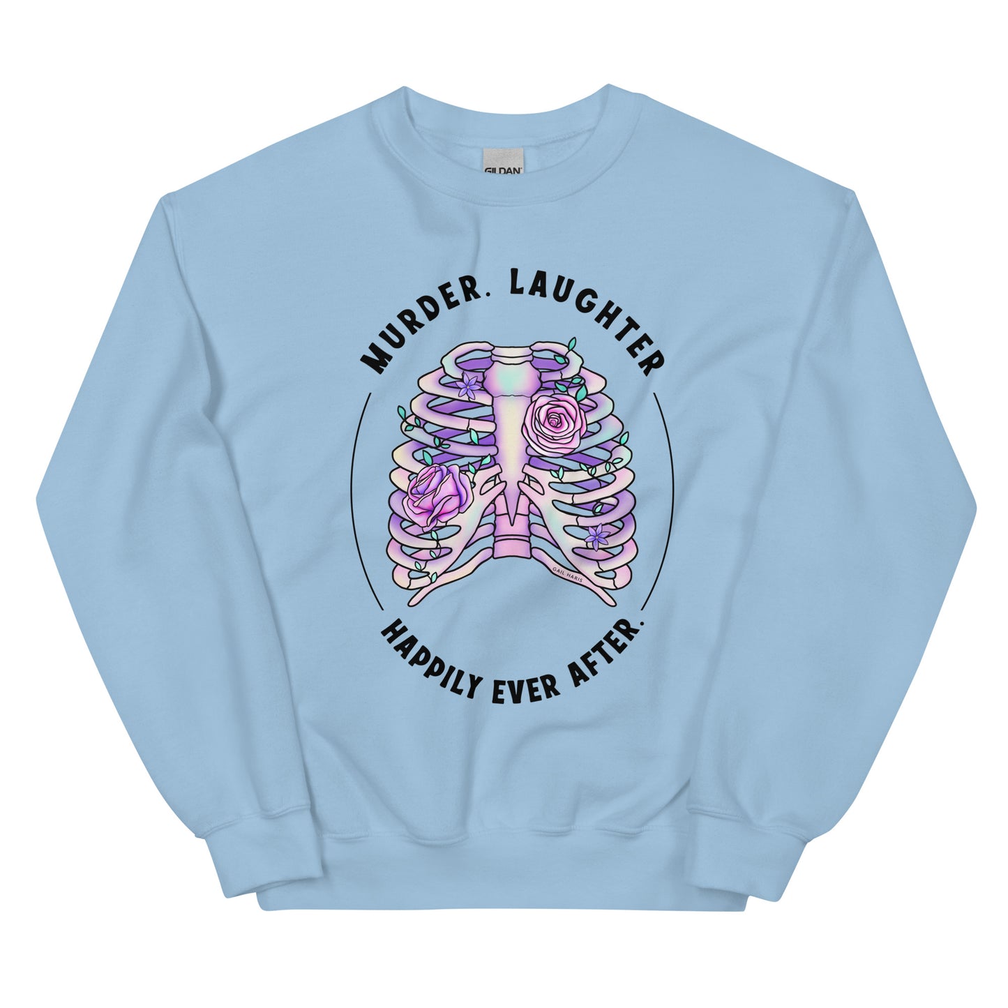 Gail Haris Tagline Ribcage Unisex Sweatshirt