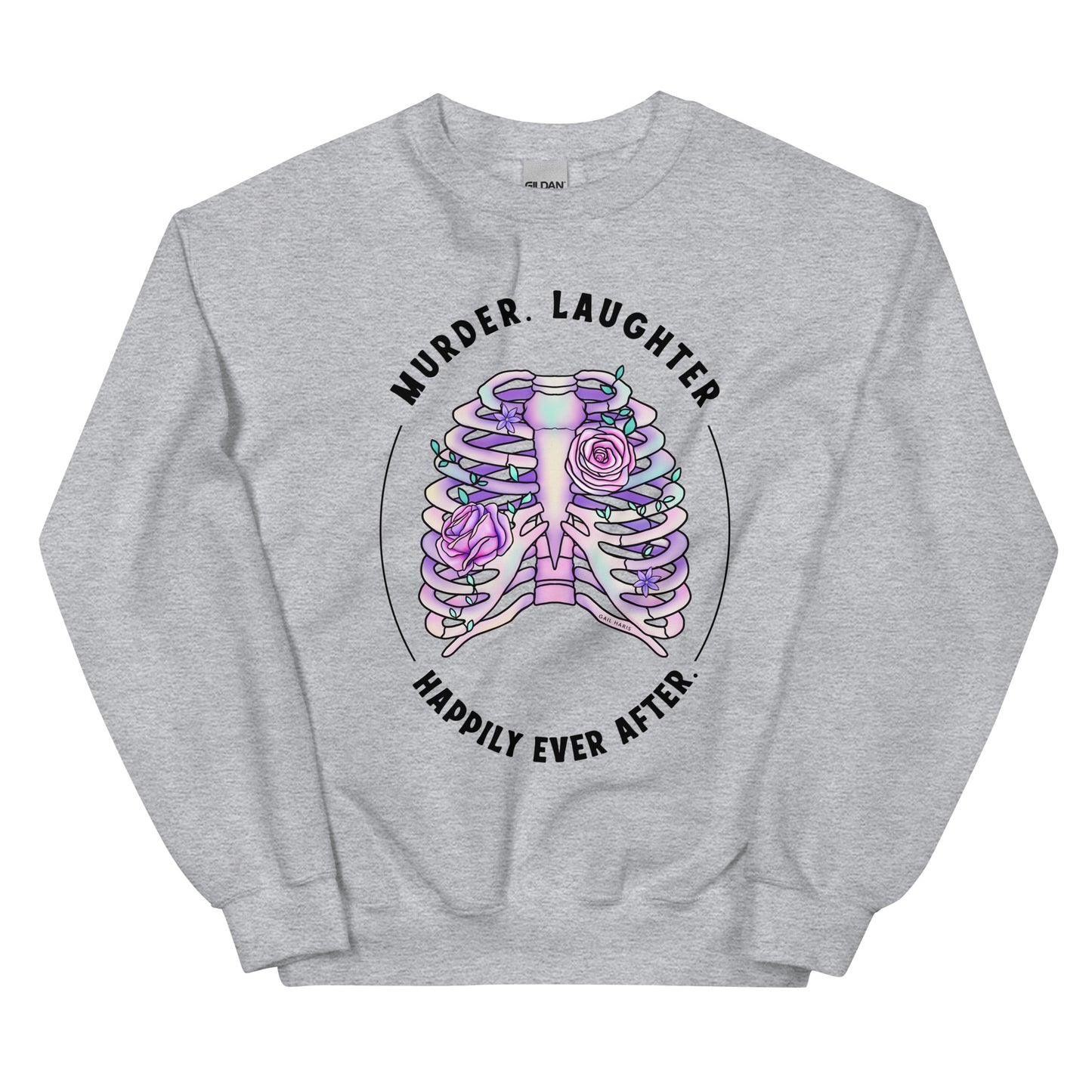 Gail Haris Tagline Ribcage Unisex Sweatshirt