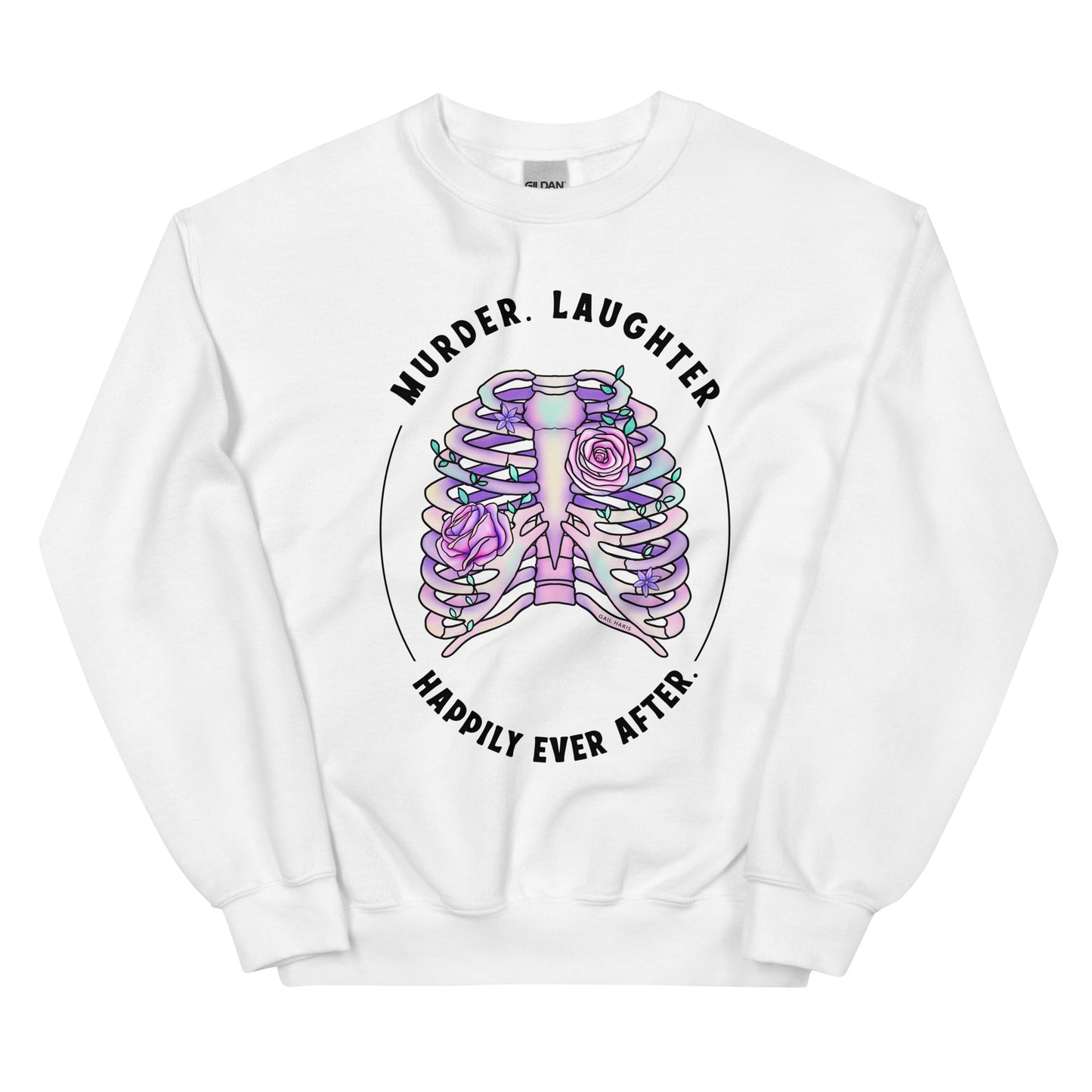 Gail Haris Tagline Ribcage Unisex Sweatshirt