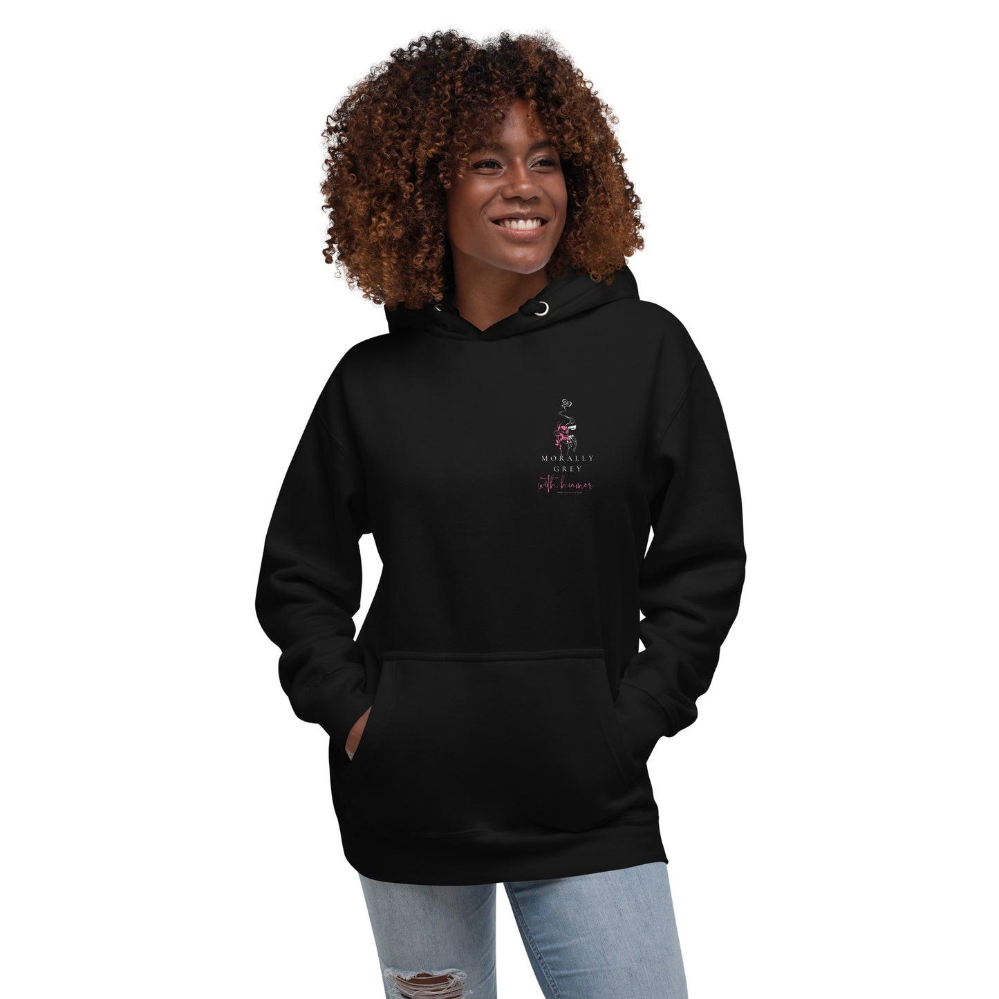 Morally Grey with Humor Unisex Hoodie
