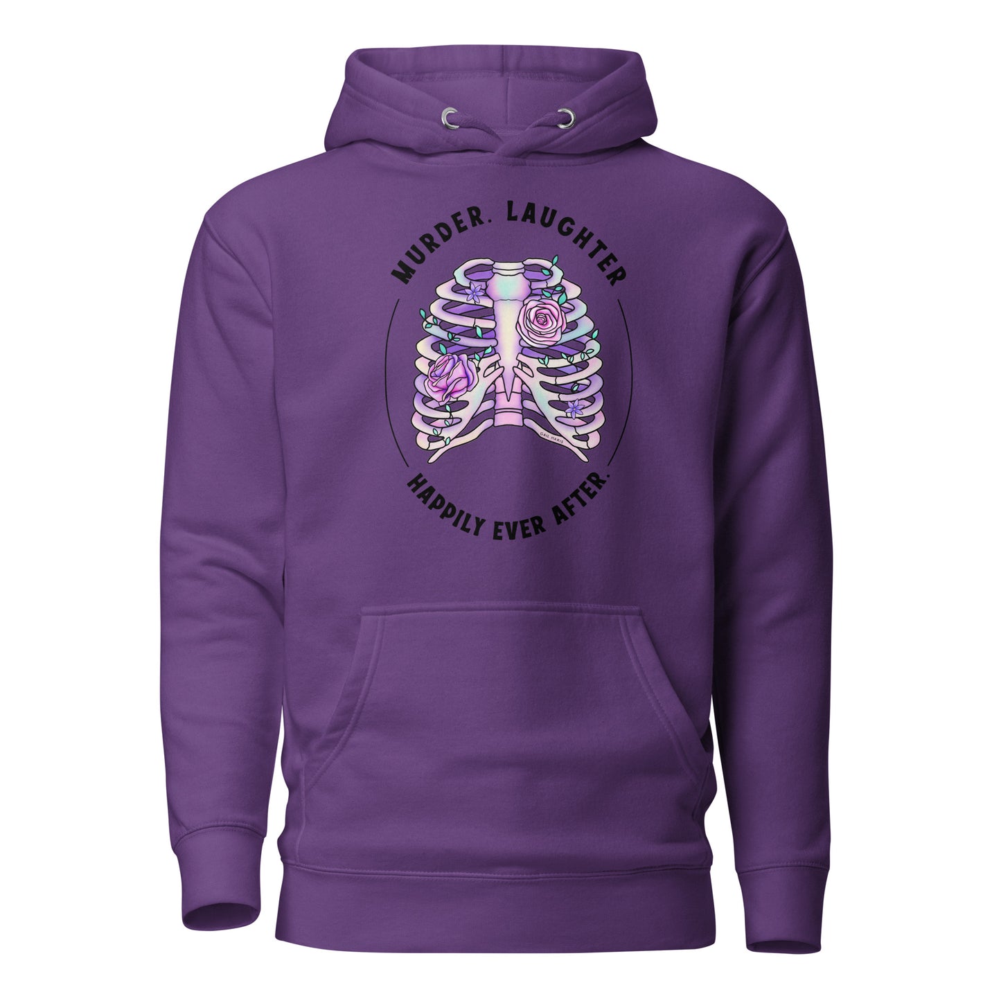 Gail Haris Tagline Ribcage Unisex Hoodie