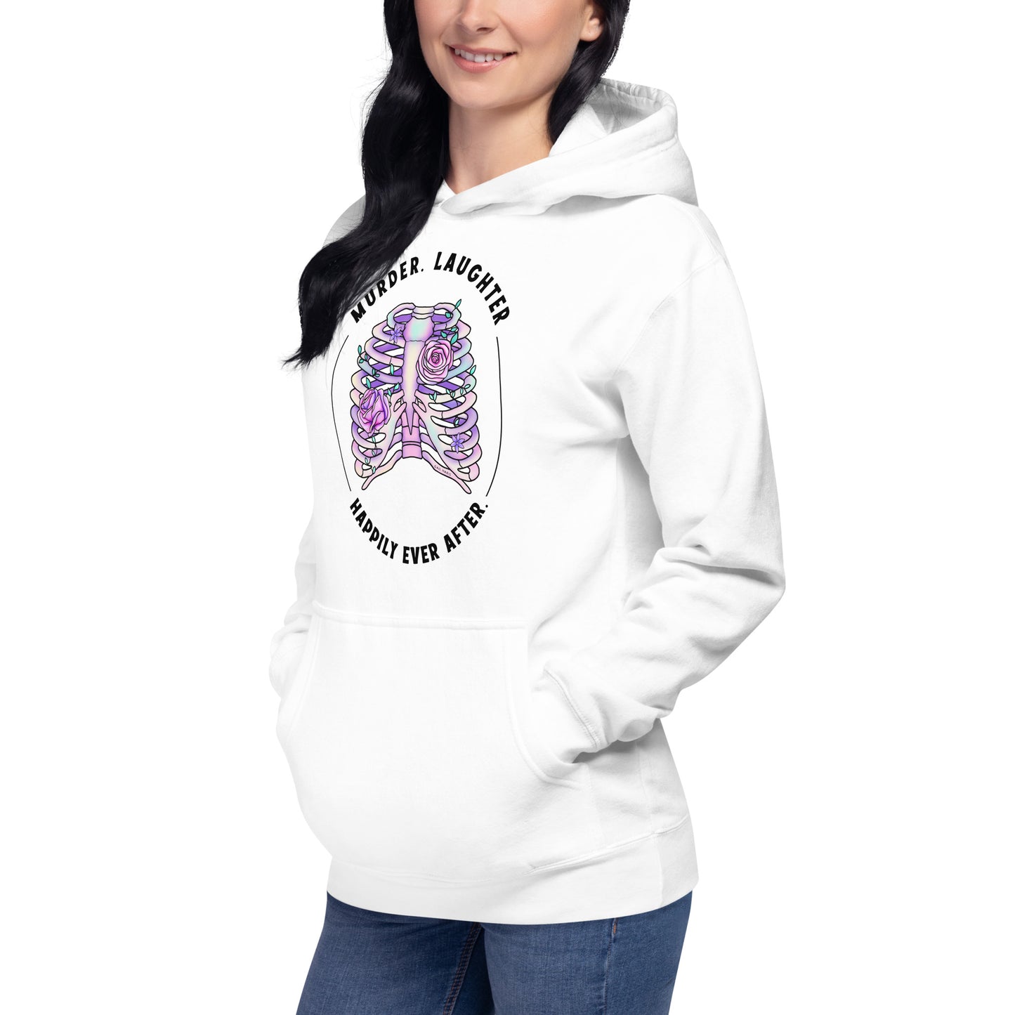 Gail Haris Tagline Ribcage Unisex Hoodie