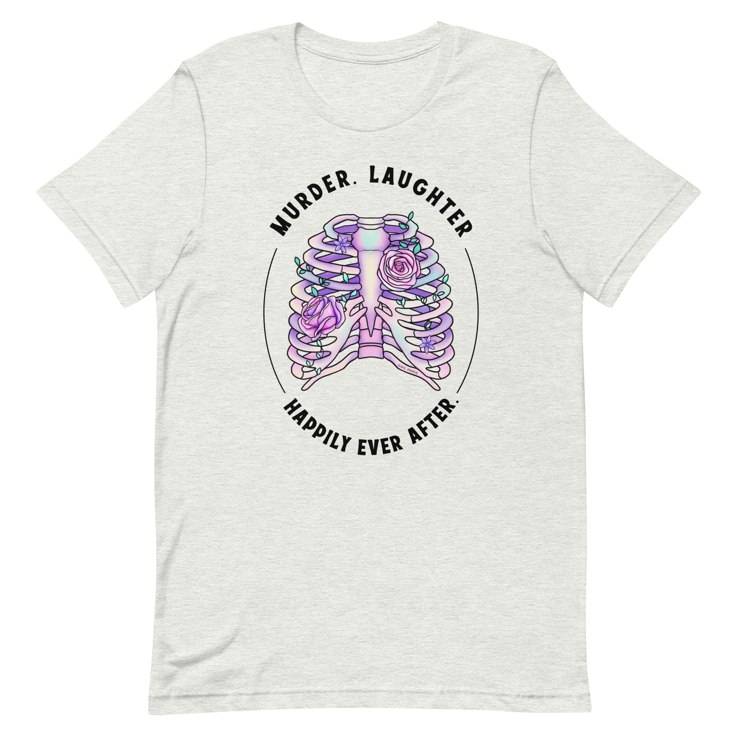 Gail Haris Tagline Ribcage Unisex t-shirt