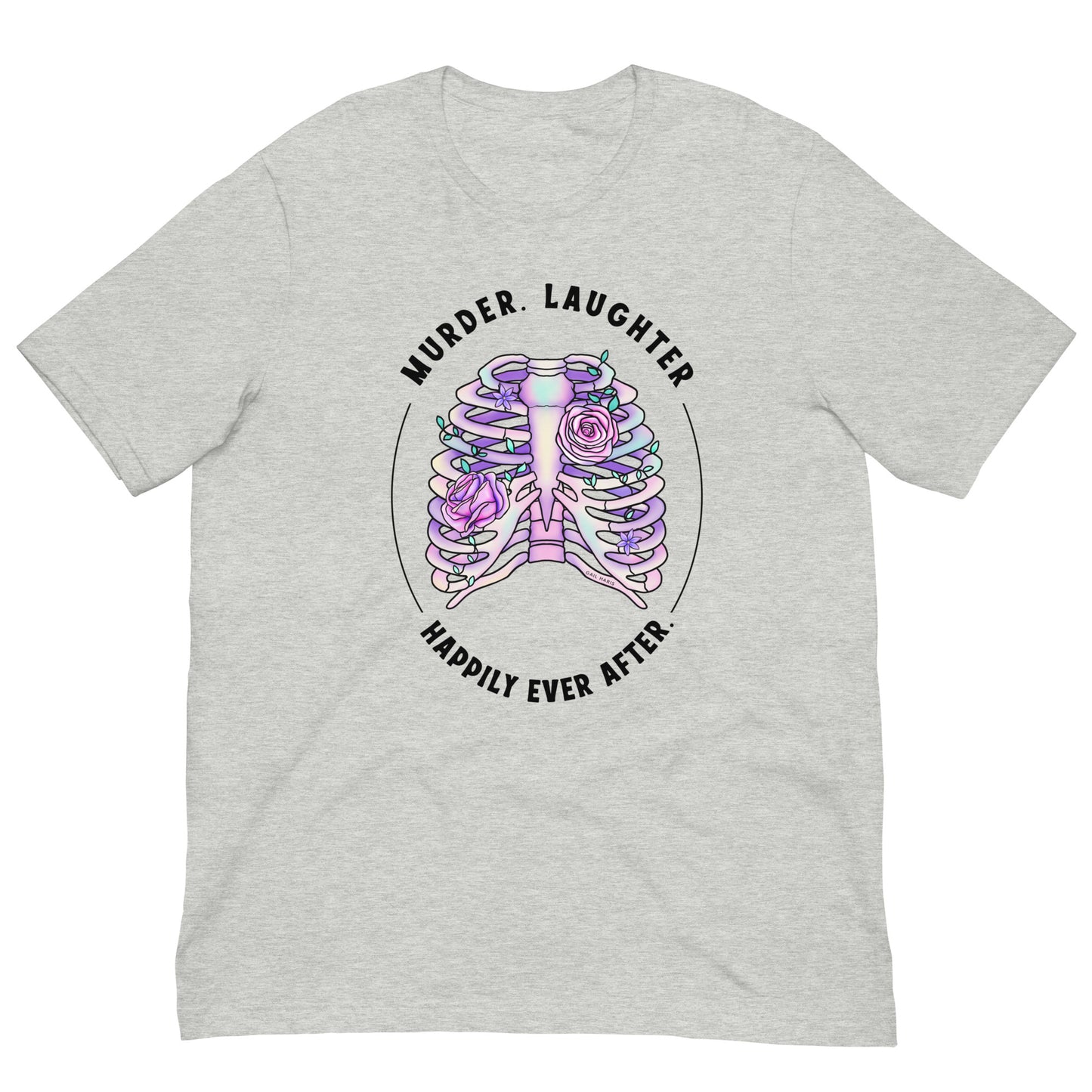 Gail Haris Tagline Ribcage Unisex t-shirt