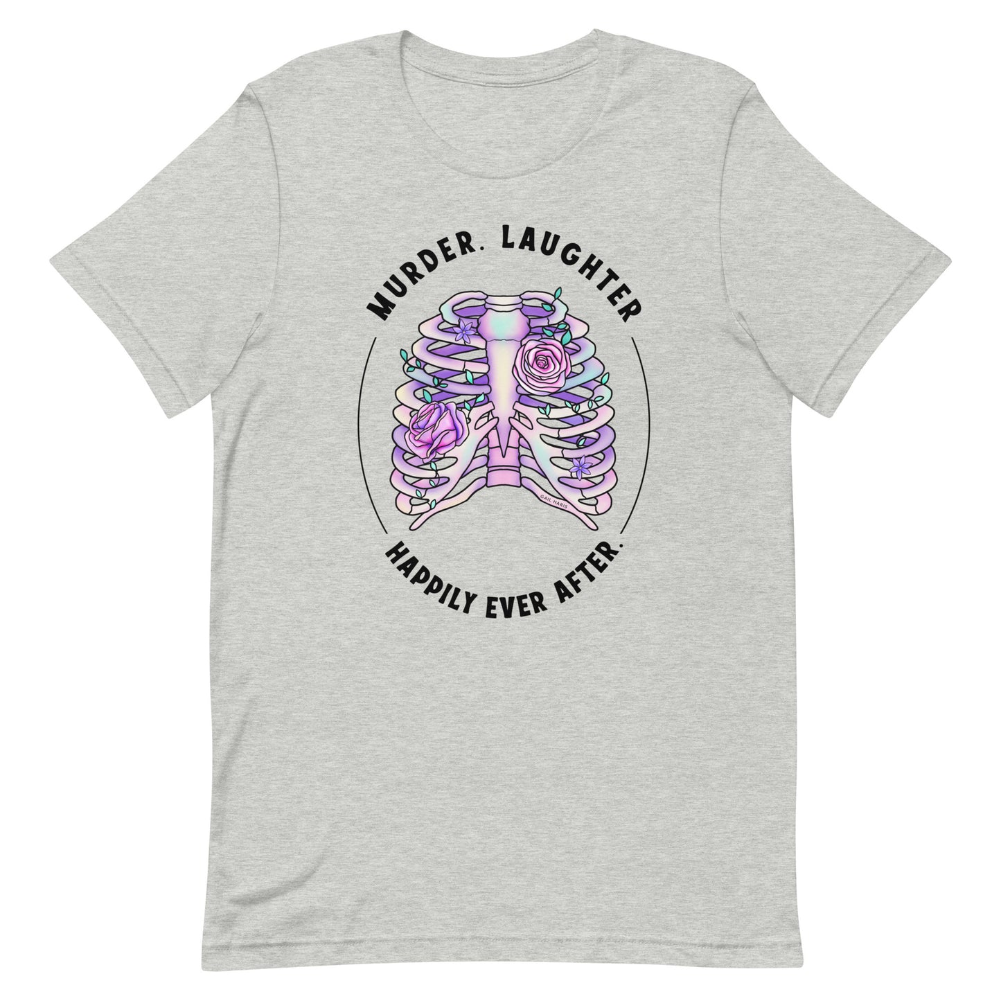 Gail Haris Tagline Ribcage Unisex t-shirt