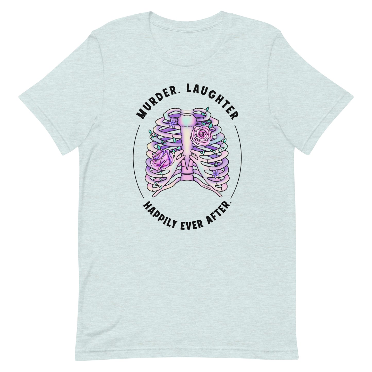 Gail Haris Tagline Ribcage Unisex t-shirt