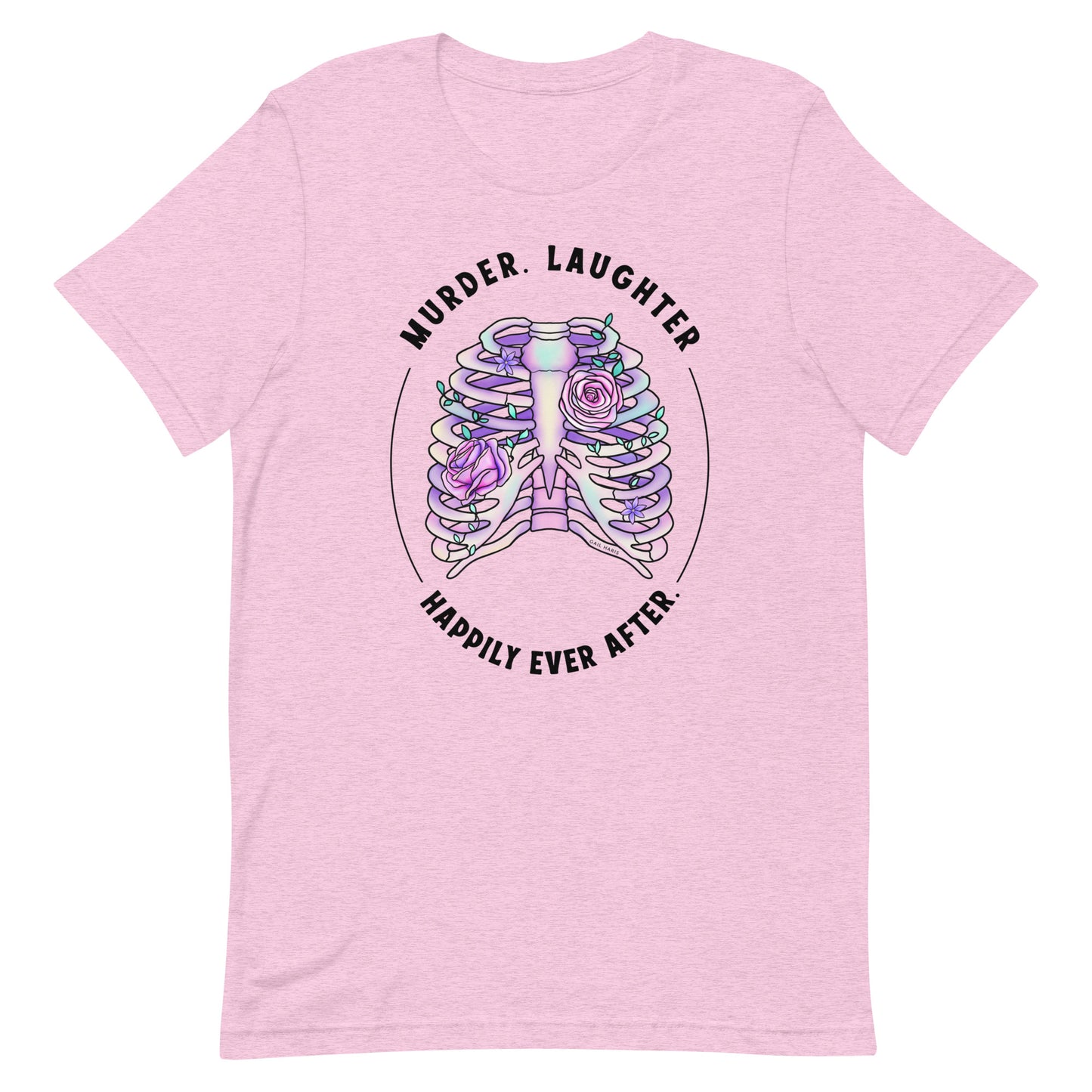 Gail Haris Tagline Ribcage Unisex t-shirt