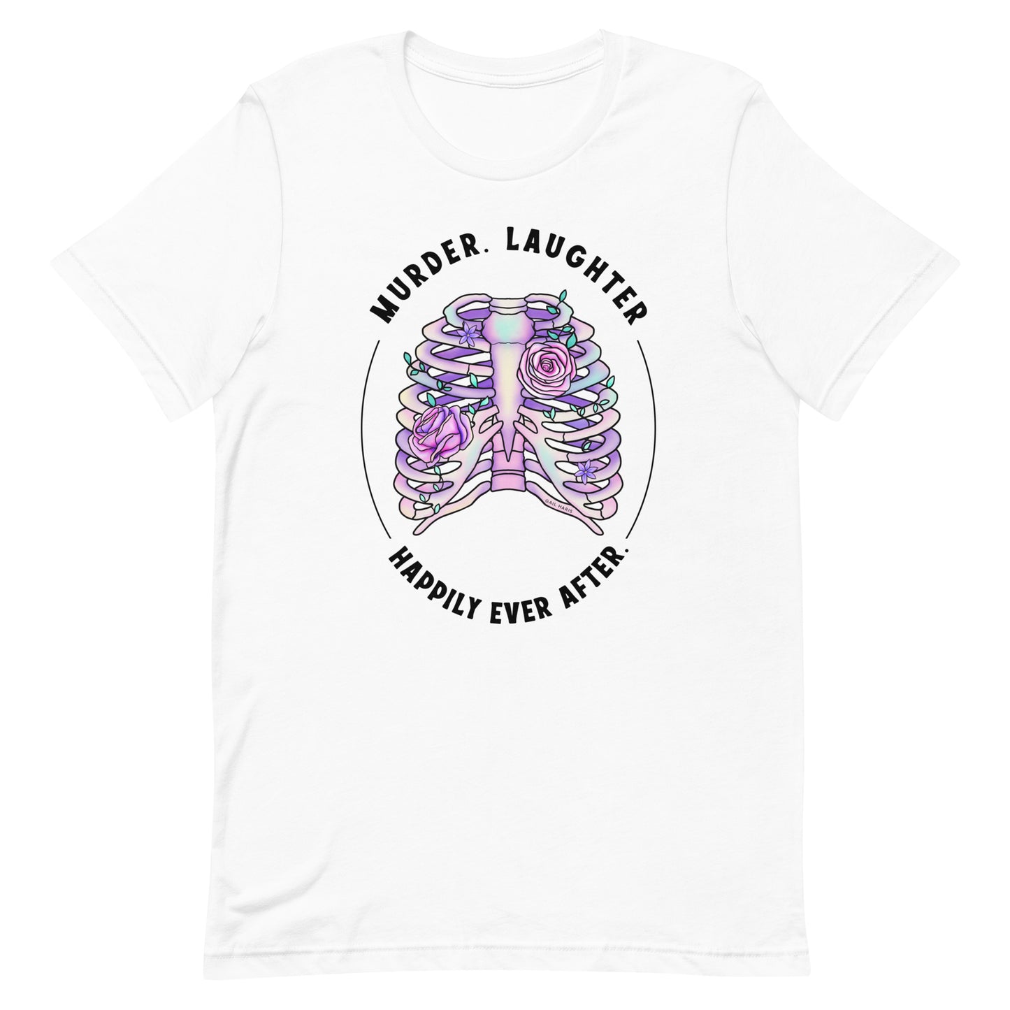 Gail Haris Tagline Ribcage Unisex t-shirt