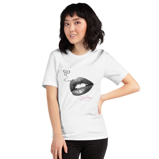 Steamy Grunge Lips GH Gail Haris Unisex t-shirt