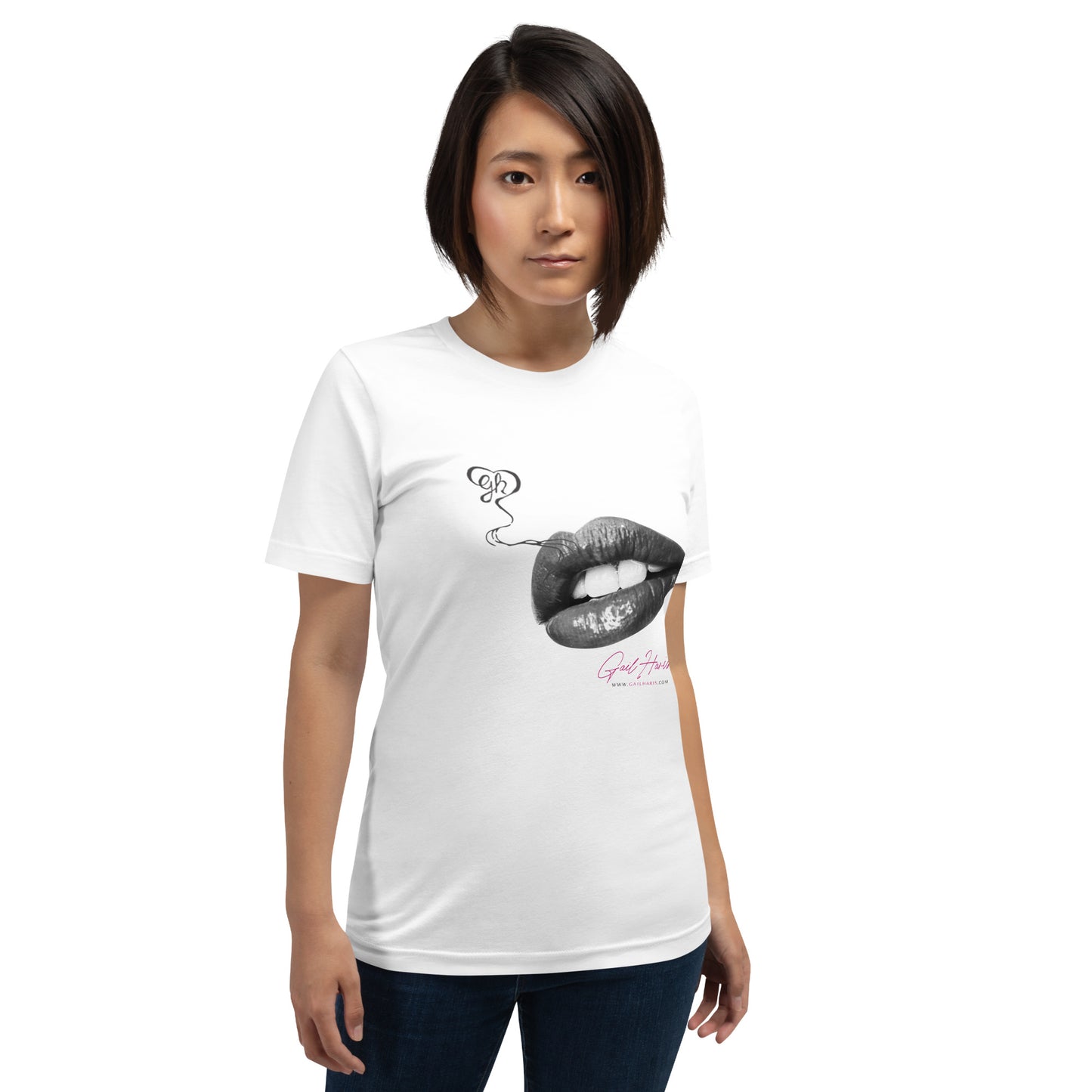 Steamy Grunge Lips GH Gail Haris Unisex t-shirt