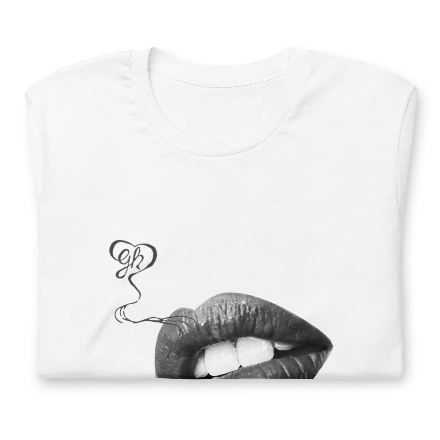 Steamy Grunge Lips GH Gail Haris Unisex t-shirt