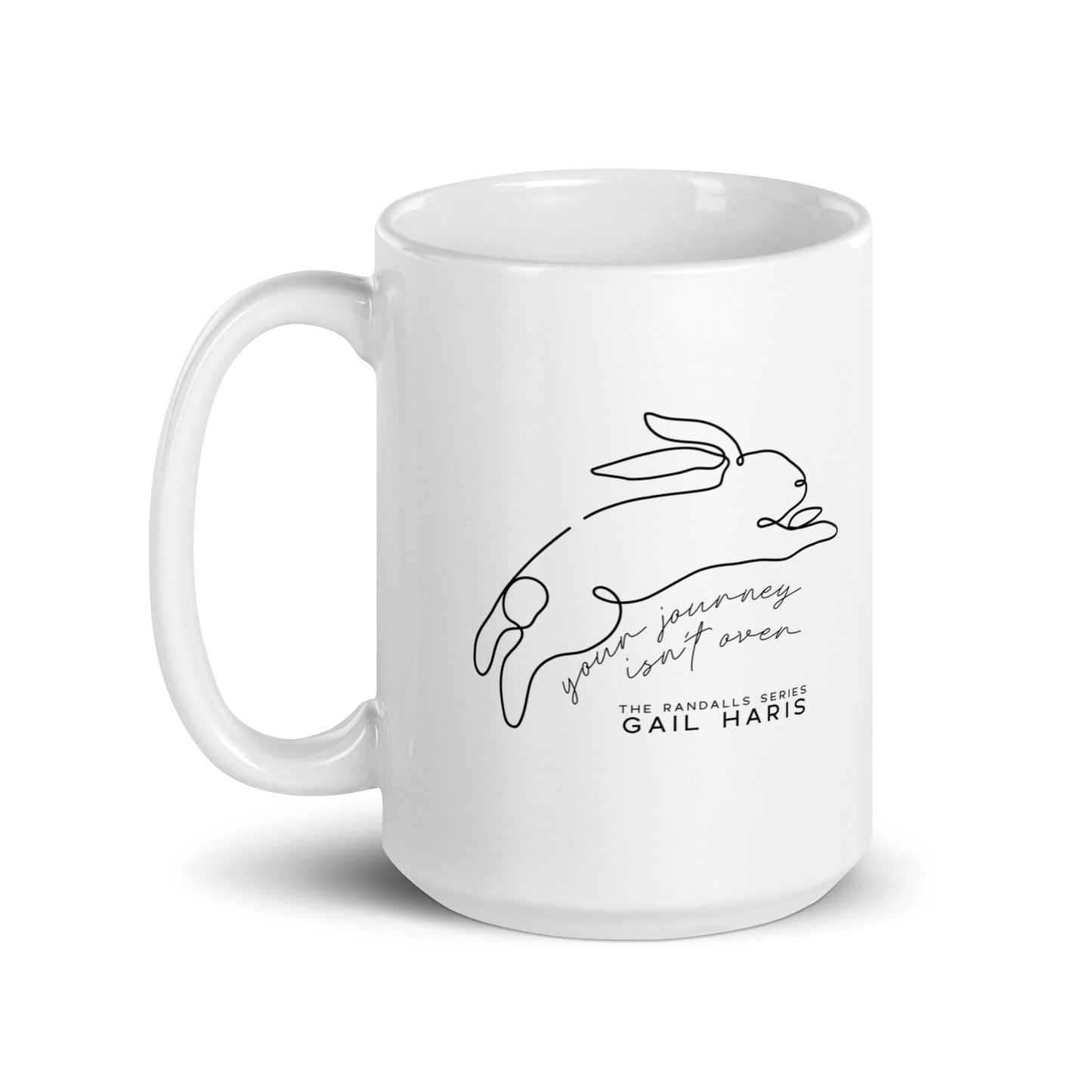 The Randall Series Rabbit White glossy mug