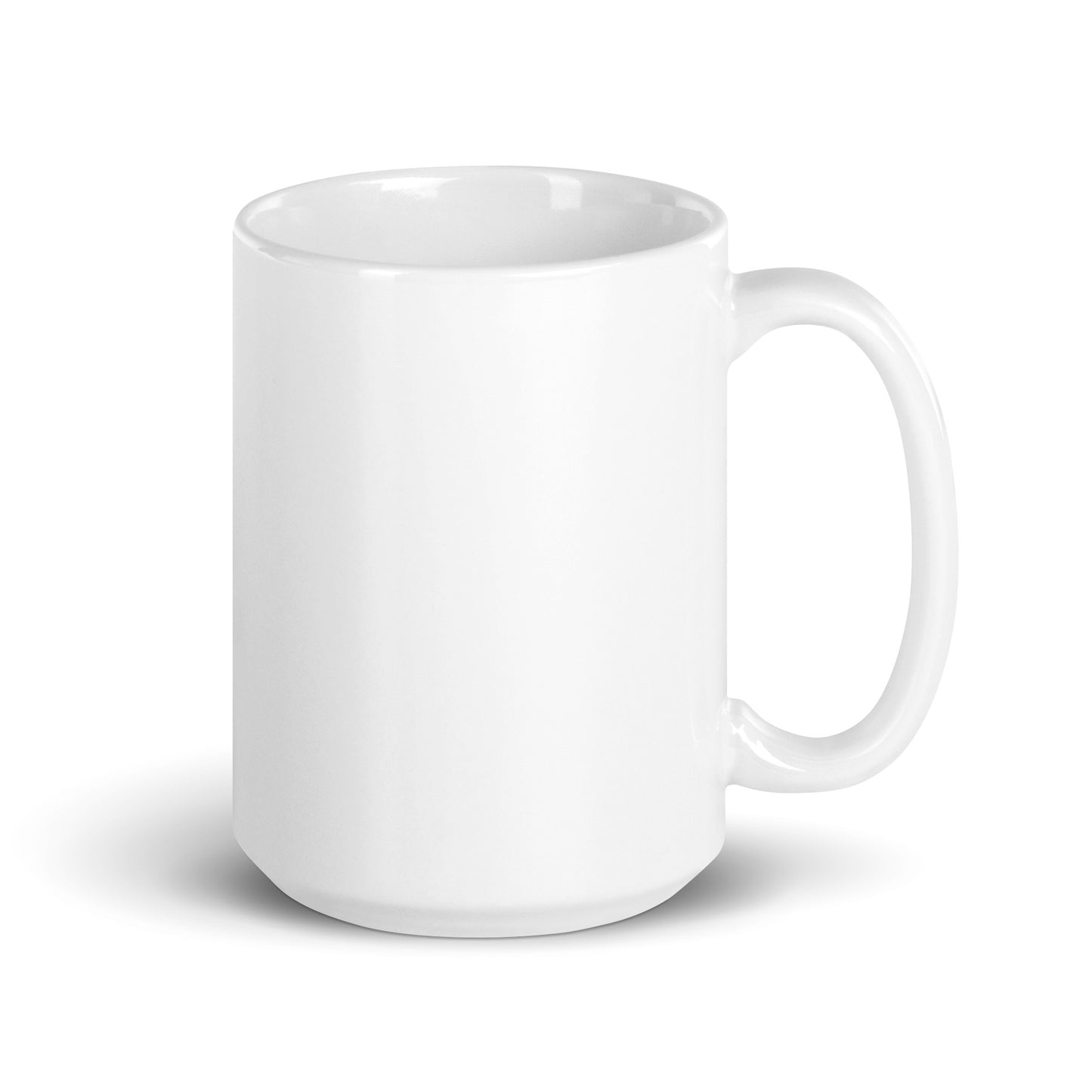 The Randall Series Rose White glossy mug